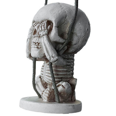 Kaukolės automobilio pakabukas Helovino siūbuojantis galinio vaizdo veidrodinis pakabukas automobilio pakabukas interjeras galinio vaizdo veidrodis žavus automobilio priedai