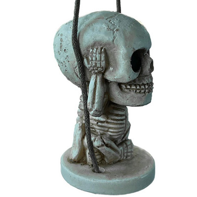 Kaukolės automobilio pakabukas Helovino siūbuojantis galinio vaizdo veidrodinis pakabukas automobilio pakabukas interjeras galinio vaizdo veidrodis žavus automobilio priedai