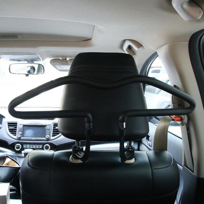 Στιβαρή σχάρα αυτοκινήτου, αφαιρούμενη, βολική κρεμάστρα ρούχων για προσκέφαλο καθίσματος αυτοκινήτου από μέταλλο που δεν σκουριάζει