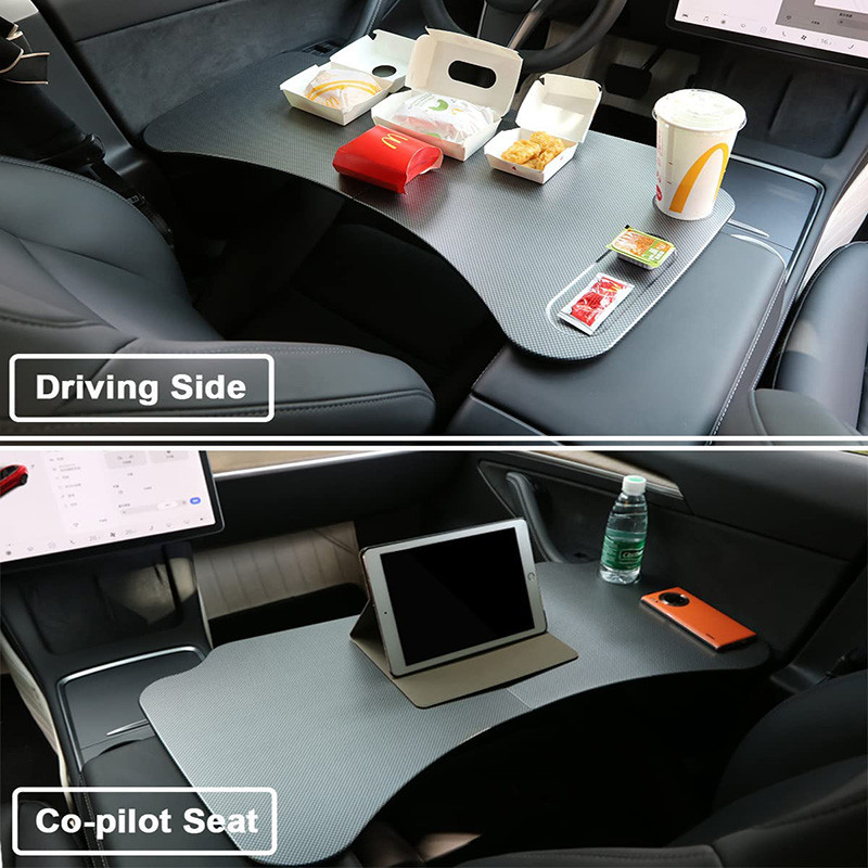 Tesla Model 3 2022 Model Y laptop tálca Kormánykerék íróasztal autós asztalhoz Laptop ételtálcák Élelmiszer ülés utazótálca