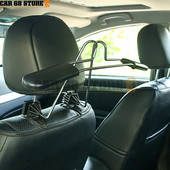 Automobilių paltų kabykla Auto Galinė sėdynė Galvos atrama Drabužiai Kostiumai Marškiniai Striukės laikiklis Kabliukas Nerūdijantis plienas Priedai Automobilių stilius