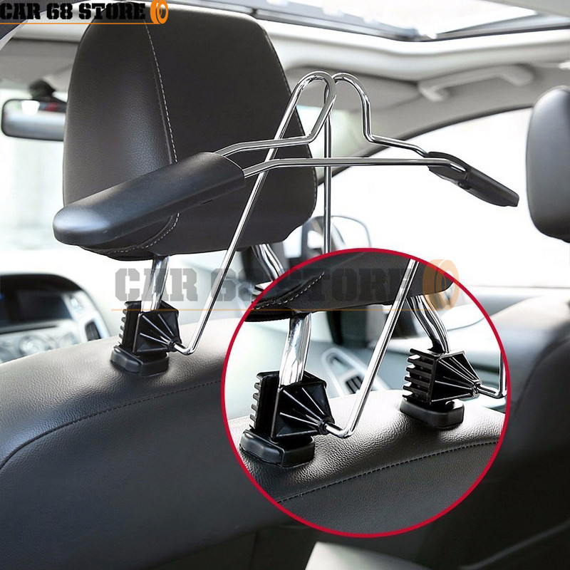 Automobilių paltų kabykla Auto Galinė sėdynė Galvos atrama Drabužiai Kostiumai Marškiniai Striukės laikiklis Kabliukas Nerūdijantis plienas Priedai Automobilių stilius
