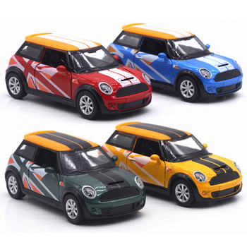 Για BMW MINI COOPER S Αλουμίνιο μοντέλο αυτοκινήτου Toy Vehicles Kids Mini Model Toy Pull Back Car Toy Vehicles Μινιατούρα κλίμακα 1: 32 Στολίδι