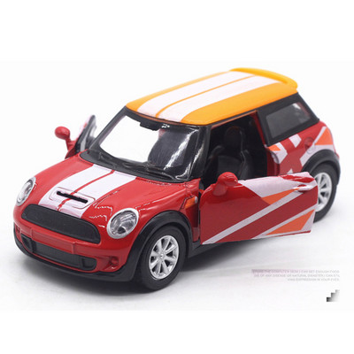 Skirta BMW MINI COOPER S lydinio automobilio modelio žaislinėms transporto priemonėms, mažiems modeliams žaislams, traukiamoms atgal automobiliui žaislinėms transporto priemonėms, miniatiūrinėms 1:32 mastelio ornamentams