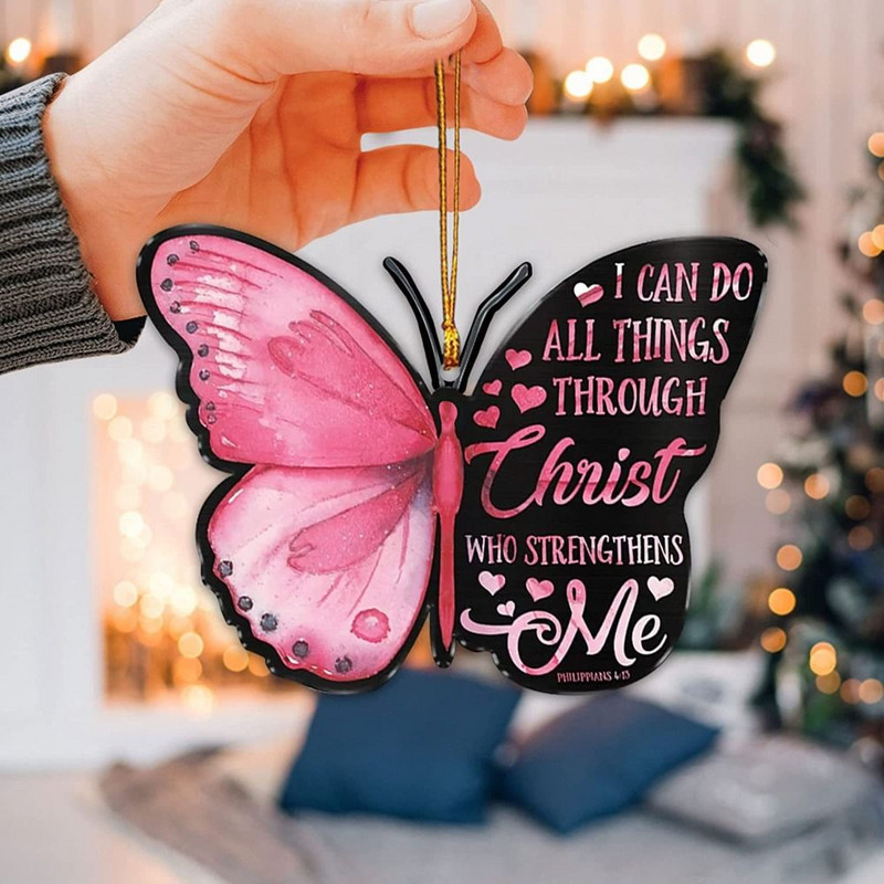2db Butterfly Cross függő dekoráció autóhoz napraforgó pillangó autós bűbáj Hátulsó tükör Kiegészítők Autóbelső medál