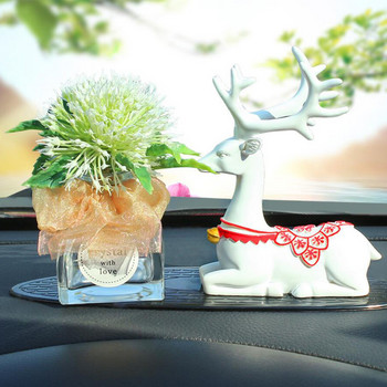 Στολίδια εσωτερικού αυτοκινήτου Φυτό σε γλάστρα Λουλούδι Διακόσμηση αυτοκινήτου Αξεσουάρ Σαλόνι Υπνοδωμάτιο Άρωμα Δώρο κοσμήματος Aromatherap