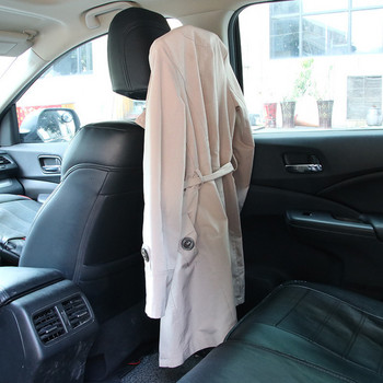 450*250mm Universal Μαλακές κρεμάστρες για παλτό αυτοκινήτου Πίσω κάθισμα Προσκέφαλο Παλτό Κρεμάστρα Μπουφάν Κοστούμια Βάση ράφι Αυτοκινήτων