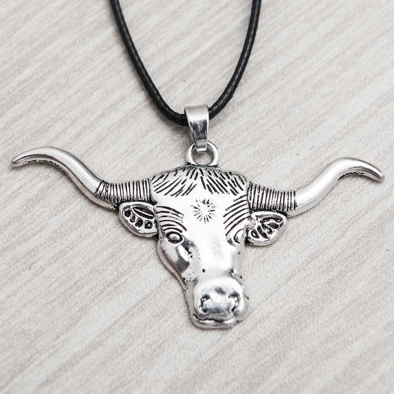 Autó Medál OX fej Szarvasmarha Tehénfej Díszek Belső Visszapillantó tükör Dekoráció Függesztett Dekoráció Családi ajándékok Autós kiegészítők
