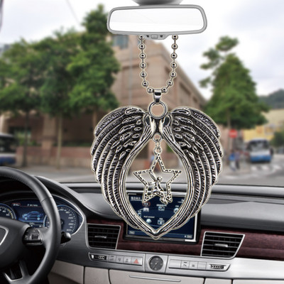 Angel Star Angel Wing Charm autófüggő autók visszapillantó tükör felfüggesztés dekorációs kiegészítők függő medál ajándékok