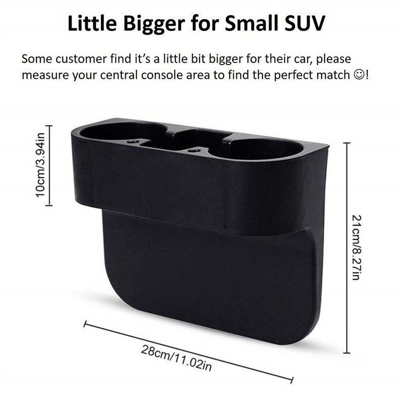 Automobilio puodelio laikiklis Auto Seat Gap Vandens puodelis Gėrimų butelis skardinė Telefono Raktai Organizatorius Sandėliavimo laikiklis Stovas Automobilio stiliaus priedai