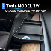 Kontrolna ploča ETC Nosač Kutija za pohranjivanje papirnatih maramica Zaslon Stražnji prostor za pohranu Dodaci za naknadnu ugradnju Potrepštine za automobile za Tesla Model 3 Y 2021. 2022.