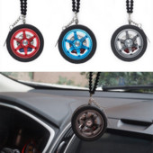 Cadou creativ Pandantive pentru mașină Odorizant butuc roată Parfum Oglinda retrovizoare suspendată Decorare Accesorii pentru interiorul mașinii