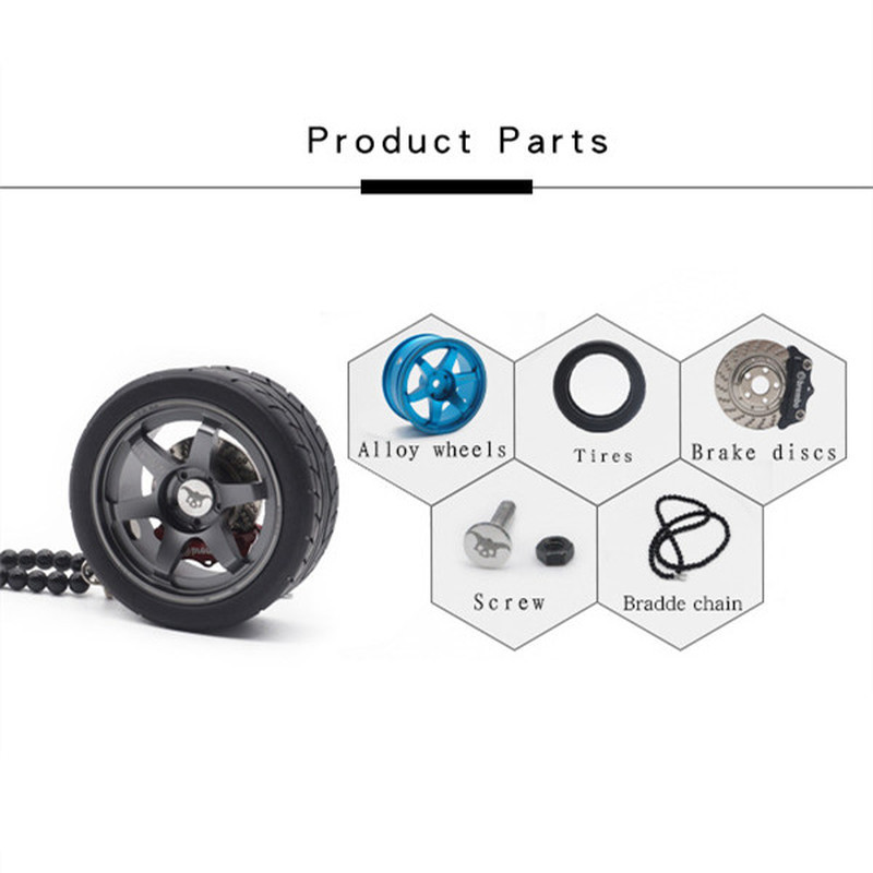 Cadou creativ Pandantive pentru mașină Odorizant butuc roată Parfum Oglinda retrovizoare suspendată Decorare Accesorii pentru interiorul mașinii