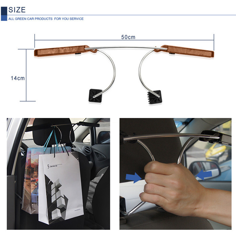 Overe 1PC Auto podesiva vješalica od nehrđajućeg čelika stalak za odjeću za BMW E60 E36 E46 E90 E39 E30 F30 F10 F20 X5 E53 E70 E87 E34