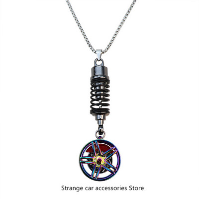 Autodekoratsiooni ripats auto ratta võtmehoidja jaoks auto tahavaatepeegli rippuv kaunistus võtmehoidja ripats auto tarvikute jaoks.