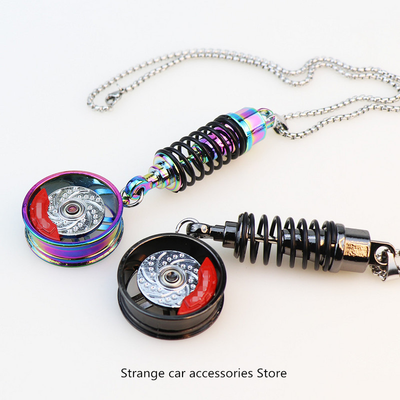Autodekoratsiooni ripats auto ratta võtmehoidja jaoks auto tahavaatepeegli rippuv kaunistus võtmehoidja ripats auto tarvikute jaoks.