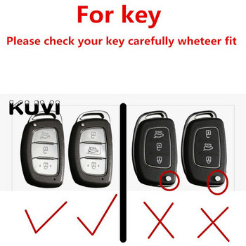 Μπρελόκ υψηλής ποιότητας TPU Key Fob Shell Case For Hyundai Creta I10 I20 Tucson Elantra Santa Fe 2016 2017 2018 keychain keychain