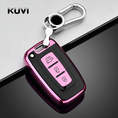 Μαλακή θήκη TPU Κλειδί αυτοκινήτου για Hyundai Solaris HB20 Veloster SR IX35 Accent Elantra i30 Για αξεσουάρ KIA RIO K2 K3 Sportage