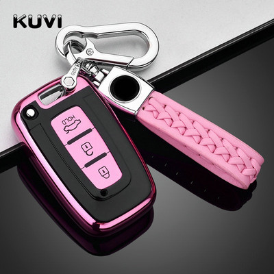Μαλακή θήκη TPU Κλειδί αυτοκινήτου για Hyundai Solaris HB20 Veloster SR IX35 Accent Elantra i30 Για αξεσουάρ KIA RIO K2 K3 Sportage
