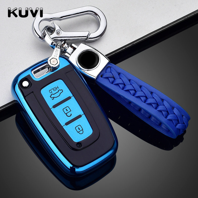 Μαλακή θήκη TPU Κλειδί αυτοκινήτου για Hyundai Solaris HB20 Veloster SR IX35 Accent Elantra i30 Για αξεσουάρ KIA RIO K2 K3 Sportage