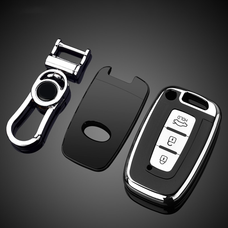 Μαλακή θήκη TPU Κλειδί αυτοκινήτου για Hyundai Solaris HB20 Veloster SR IX35 Accent Elantra i30 Για αξεσουάρ KIA RIO K2 K3 Sportage