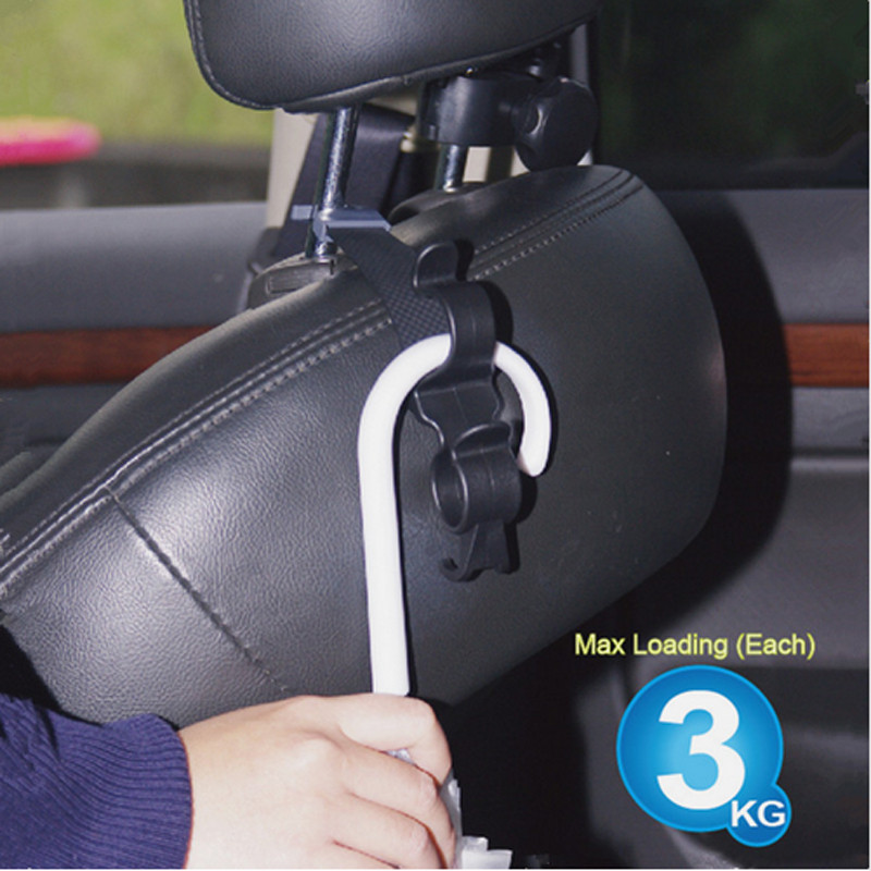 Υπερηχητικό Universal πολλαπλών λειτουργιών 4 σε 1 Πλαστικό διπλό άγκιστρο ομπρέλας Κρεμάστρα ομπρέλας βάση στήριξης RV SUV MPV Αξεσουάρ αυτοκινήτου