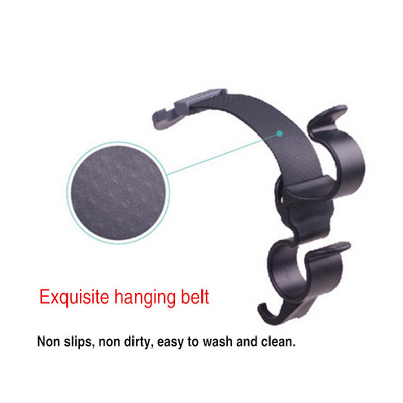 Υπερηχητικό Universal πολλαπλών λειτουργιών 4 σε 1 Πλαστικό διπλό άγκιστρο ομπρέλας Κρεμάστρα ομπρέλας βάση στήριξης RV SUV MPV Αξεσουάρ αυτοκινήτου