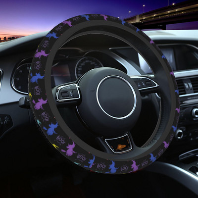 37-38 automobilio vairo apdangalai Helovino minkštas raganos šikšnosparnis vaiduoklis, primenantis automobilį, spalvingi automobilių priedai