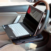 Autós univerzális laptop állvány étel és ital állvány asztali kormánykerék tálca asztali állvány autó belső kiegészítők