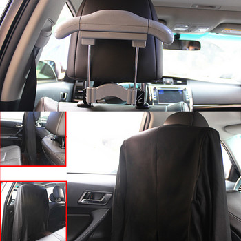 Ράφι Μίνι παλτό θήκη Πουκάμισου αυτοκινήτου Προσκέφαλο Κρεμάστρα ρούχων Εύκολη εγκατάσταση Κάθισμα Universal φορητό ανθεκτικό ρυθμιζόμενο μπουφάν