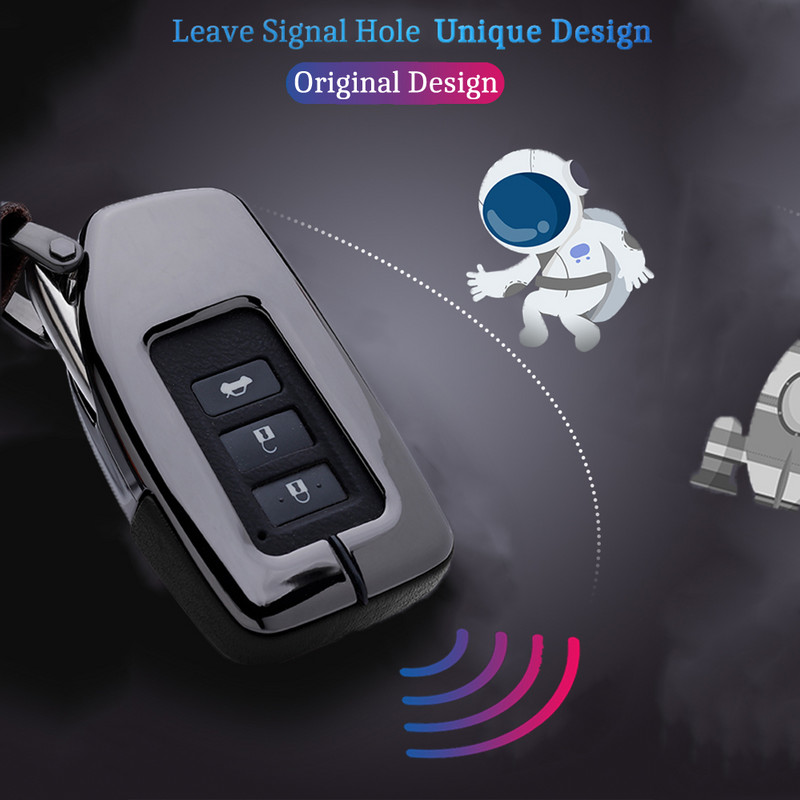 Legura cinka + kožna futrola za ključeve za stil automobila za Lexus CT200 CT200H RX270 ES250 E200 ES300h GS350 NX300 Auto Decor Accessories