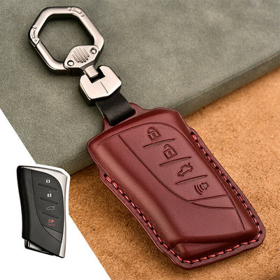 Futrola za daljinski ključ od prave kože, preklopna maska, 4 gumba za Lexus ES UX NX LC500 UX200 ES350 UX200 LS500 LS500H LC500h ES300h