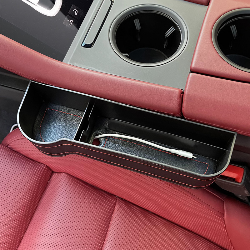 Automobilinės sėdynės plyšio laikymo dėžutės tarpo organizatorius įtrūkimo telefono dėklo dekoras Automobilio interjero priedai JAC Lifan Lada Isuzu Kia Jeep