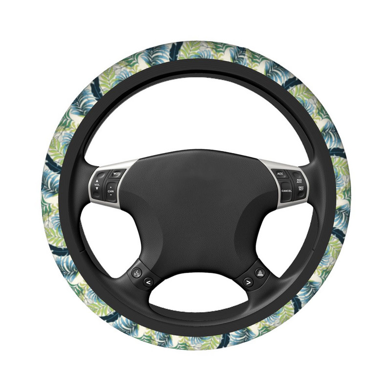Hawaii Style Leaf Navlaka za upravljač automobila 38 cm protuklizna Elastische Auto Decoration Dodaci za automobil