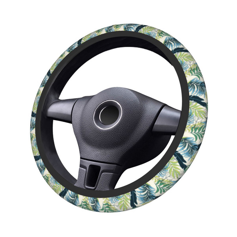 Hawaii Style Leaf Navlaka za upravljač automobila 38 cm protuklizna Elastische Auto Decoration Dodaci za automobil