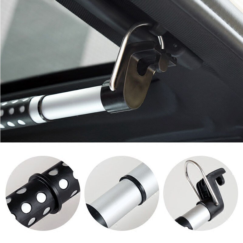 Autós ruhafogas lakóautó teherautó SUV Teleszkópos rúd Jármű ruhaállvány Önvezető teleszkópos ruhaszárító rúd