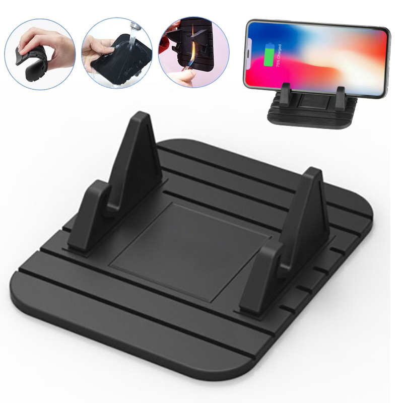 Suport auto din silicon anti-alunecare Mat Pad Suport pentru bord Suport pentru telefon Suport GPS pentru iPhone Samsung Xiaomi Huawei Universal