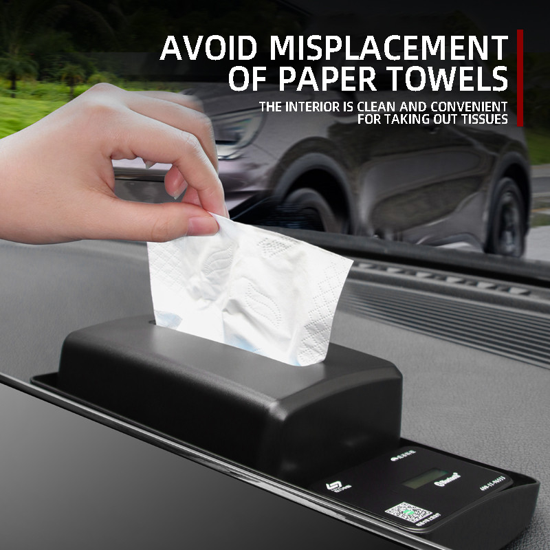 BYD Yuan Plus Atto 3 2021 2022 autós navigációs képernyőhöz, hátsó tárolódoboz Tissue napszemüveg tárolódobozhoz, kis tárgyak tárolódobozához