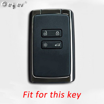 Κάλυμμα κλειδιού αυτοκινήτου Ceyes σιλικόνης για Renault Megane 3 4 Kadjar Captur Koleos Espace Clio Scenic 4 Arkana Smart Remote Protect Case