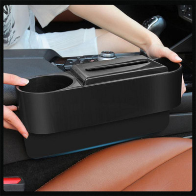 Πολυλειτουργικό Car Storage Box 3 In 1 Gap Storage Box Universal Storage Of Sundries Car Seat Car Storage Box Αξεσουάρ αυτοκινήτου