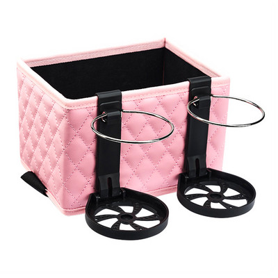 Autóbelső Selyemkendő Pohártartó Többfunkciós Tároló Doboz Vízpohártartók Auto Kartámasz Tárolódoboz Autóbelső Szervező