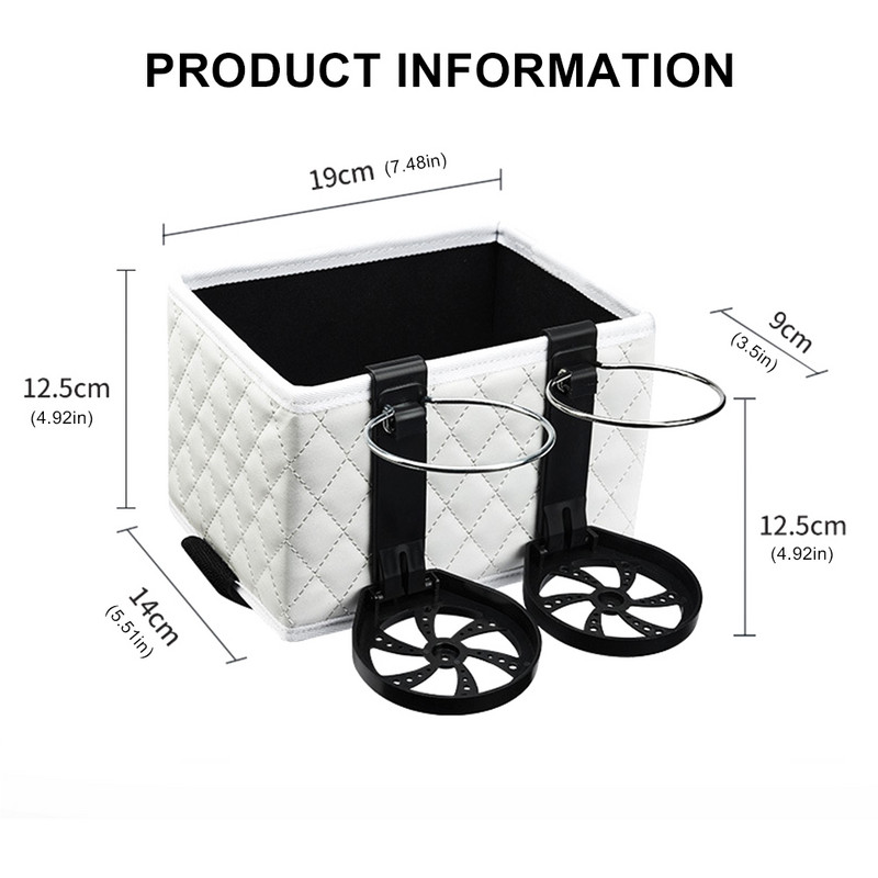 Autóbelső Selyemkendő Pohártartó Többfunkciós Tároló Doboz Vízpohártartók Auto Kartámasz Tárolódoboz Autóbelső Szervező