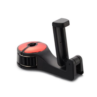 Γάντζος πλάτης 2 σε 1 Γάντζος για προσκέφαλο αυτοκινήτου με θήκη τηλεφώνου Κρεμάστρα πλάτης καθίσματος για τσάντα τσάντα τσάντα παντοπωλείο Πανί Πτυσσόμενα κλιπ οργάνωσης