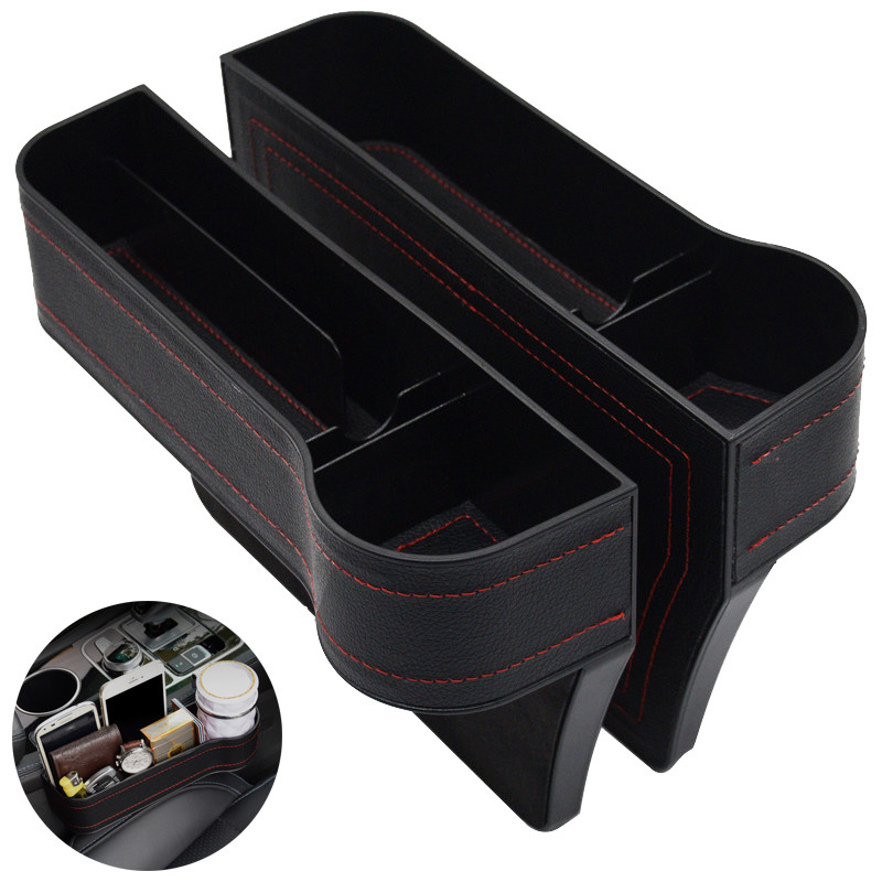 Automobilio sėdynės tarpų laikymo dėžutė, kišeninė laikymo dėžutė Universali automobilio sėdynės laikymo dėžutė, kortelė Mobiliojo telefono raktų pakabuko kišenės priedai 1vnt