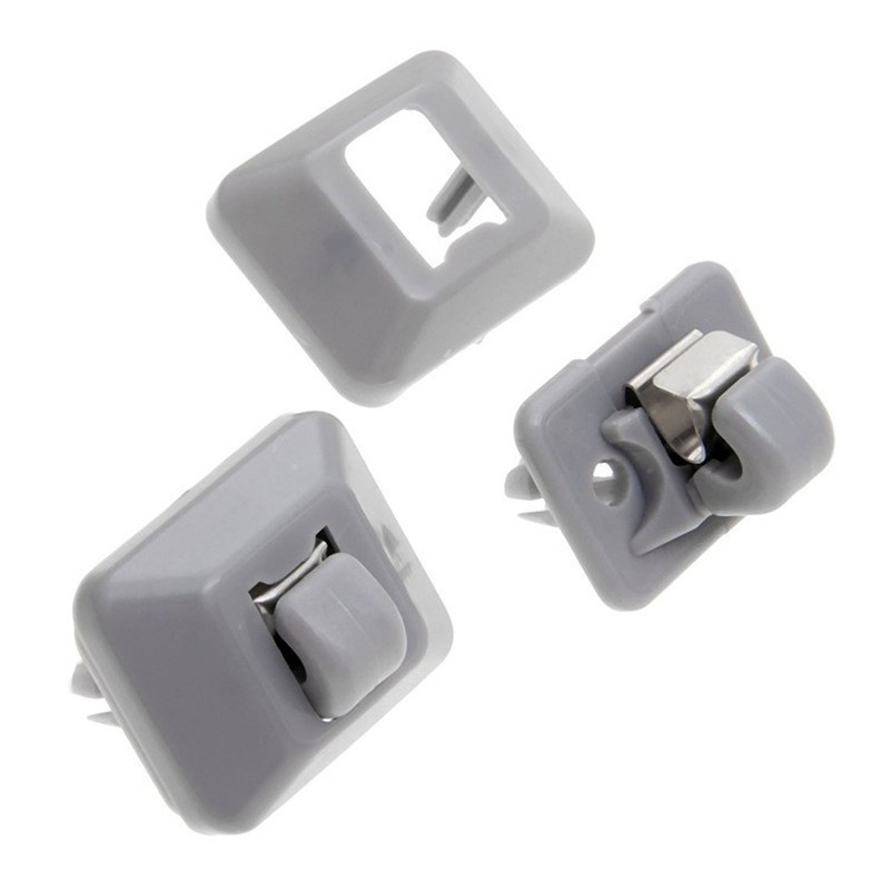 2vnt Automobilinis skydelis nuo saulės, pilkas, vidinis pakabos kablio laikiklis, skirtas Audi A1 A3 S3 A4 S4 Allroad A5 S5 Q3 Q5 8U0857562A pilkas