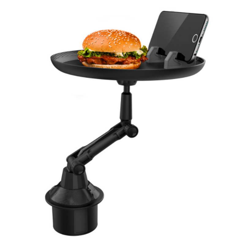Kreatív autós étkezőtálca tálca autós utazási kávé Burger állvány autós sofőr Italtartók Ivópohár mobiltelefontartó