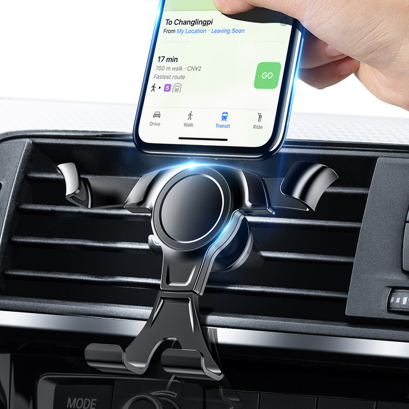 Gravity Auto Držač za telefon za IPhone/Samsung Auto Klip za ventilaciju automobila Nosač za držač mobilnog telefona Stalak za mobitel Dodatna oprema
