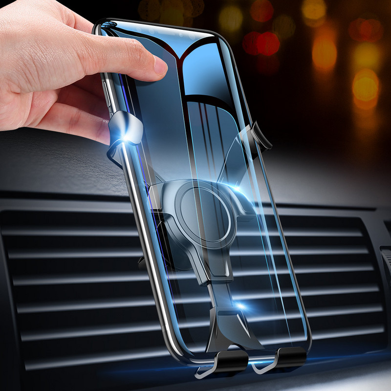 Gravity Auto Držač za telefon za IPhone/Samsung Auto Klip za ventilaciju automobila Nosač za držač mobilnog telefona Stalak za mobitel Dodatna oprema