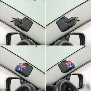 2 τεμ. Car Organizer Κρεμαστό Τσάντα Cigarette IC Card Pocket Seat Αυτοκόλλητο Charge Car Organizer Θήκη κινητού τηλεφώνου Κουτί αποθήκευσης