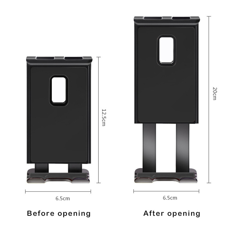 Držač za ipad za tablet u automobilu Podesivi stalak za iPad u automobilu Držač za ipad u automobilu Za naslon za glavu Rotacija od 360° Držač za mobilni telefon